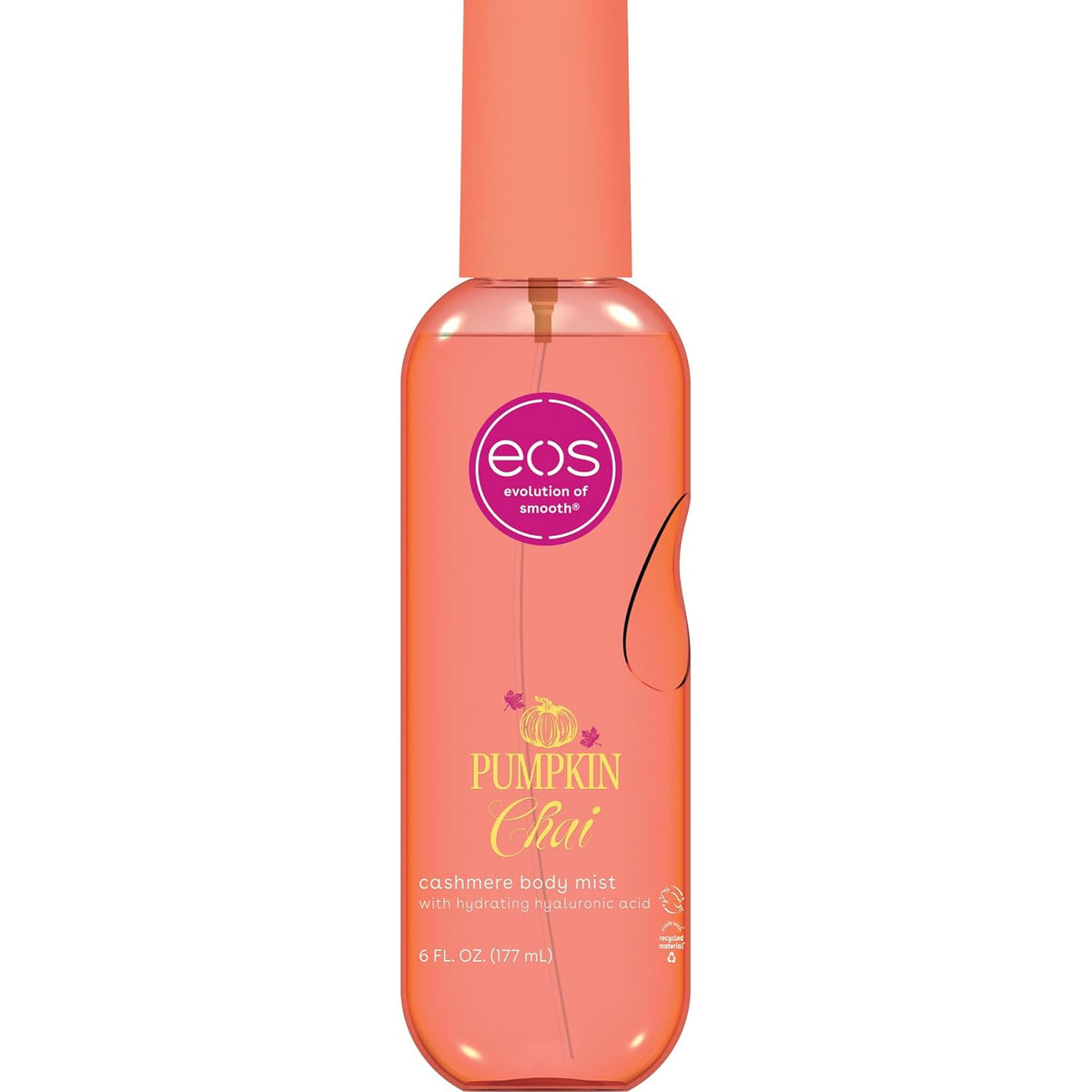 eos Cashmere Body Mist, Pumpkin Chai, Fall Fragrance Mist, 6 fl oz