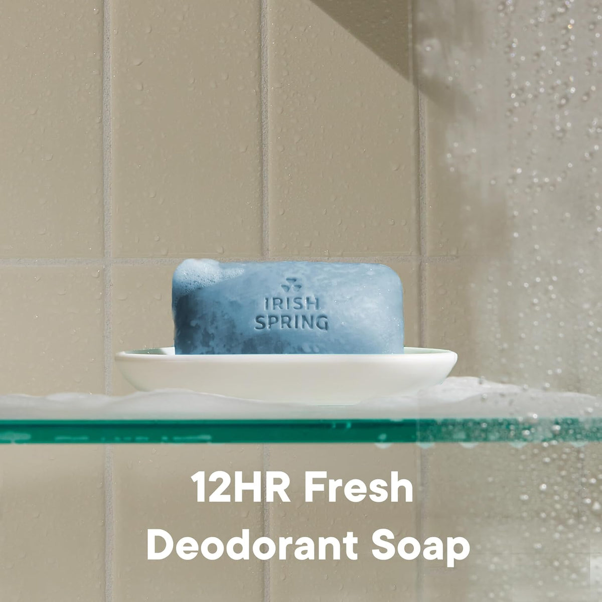 Irish Spring Active Scrub Mens Bar Soap, Men's Exfoliating Bar Soap, Smell Fresh and Clean for 12 Hours, Men Soap Bars for Washing Hands and Body, Recyclable Carton, 24 Pack, 3.7 Oz Soap Bars